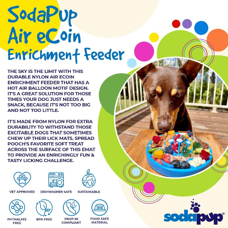 SodaPup Air Nylon eCoin Enrichment Toy for Dogs
