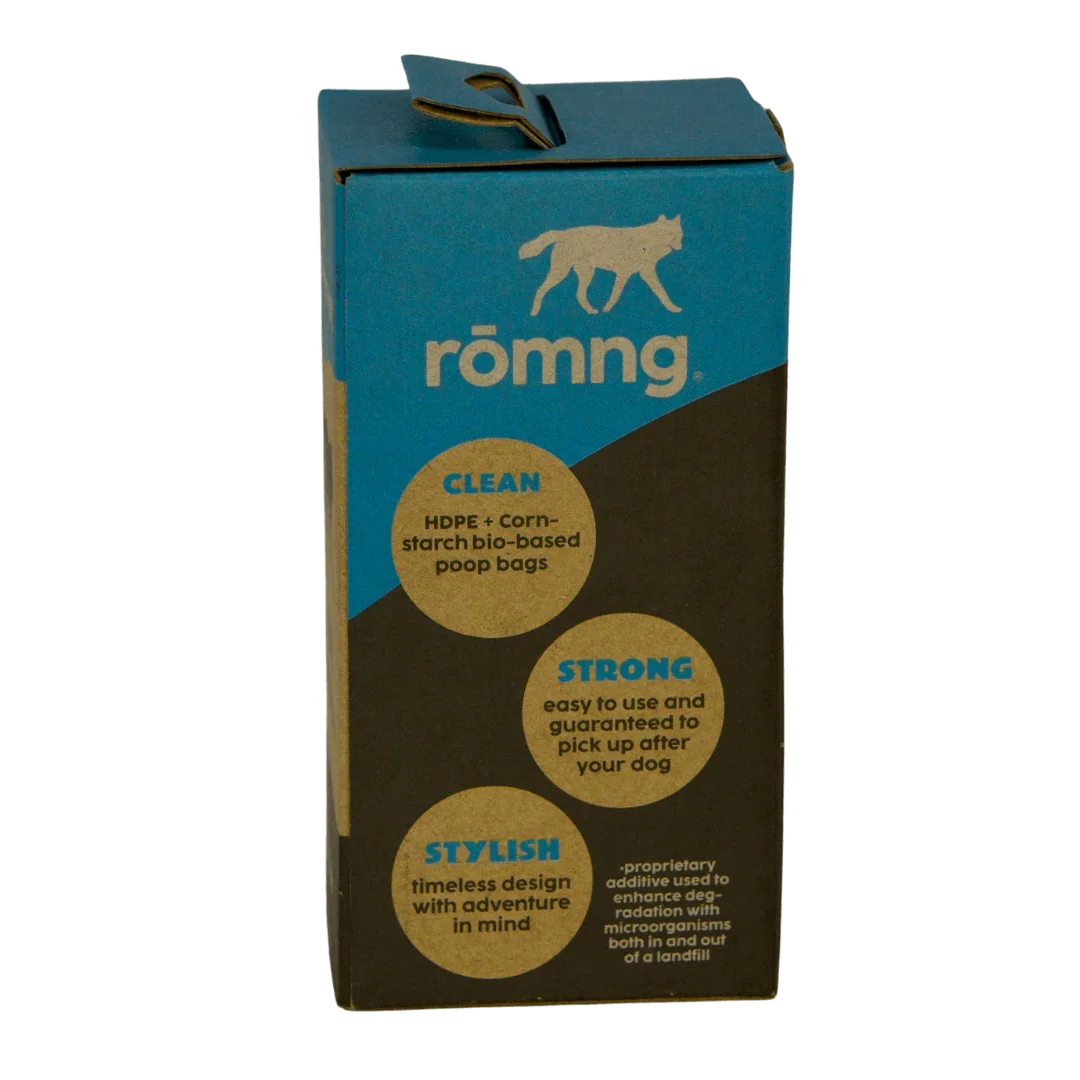 rōmng Bio-Based Dog Waste Bags