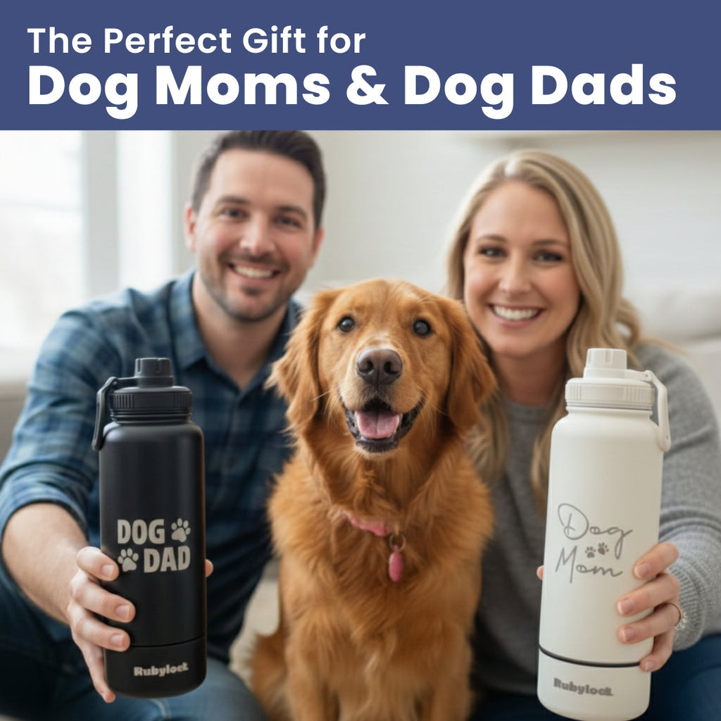 Rubyloo Dog & Human Water Bottle with Detachable Bowl
