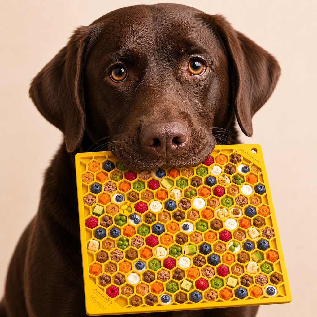 SodaPup Honeycomb Lick Mat for Dogs & Cats