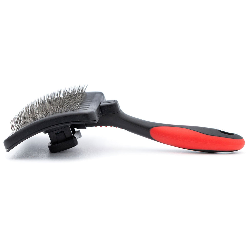 Jeffers Self-Cleaning Slicker Grooming Brush