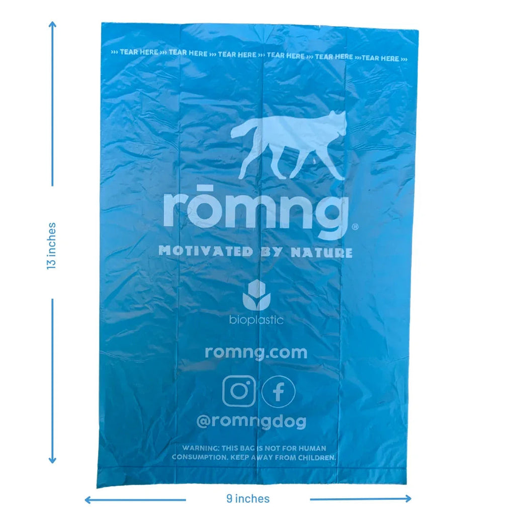 rōmng Bio-Based Dog Waste Bags