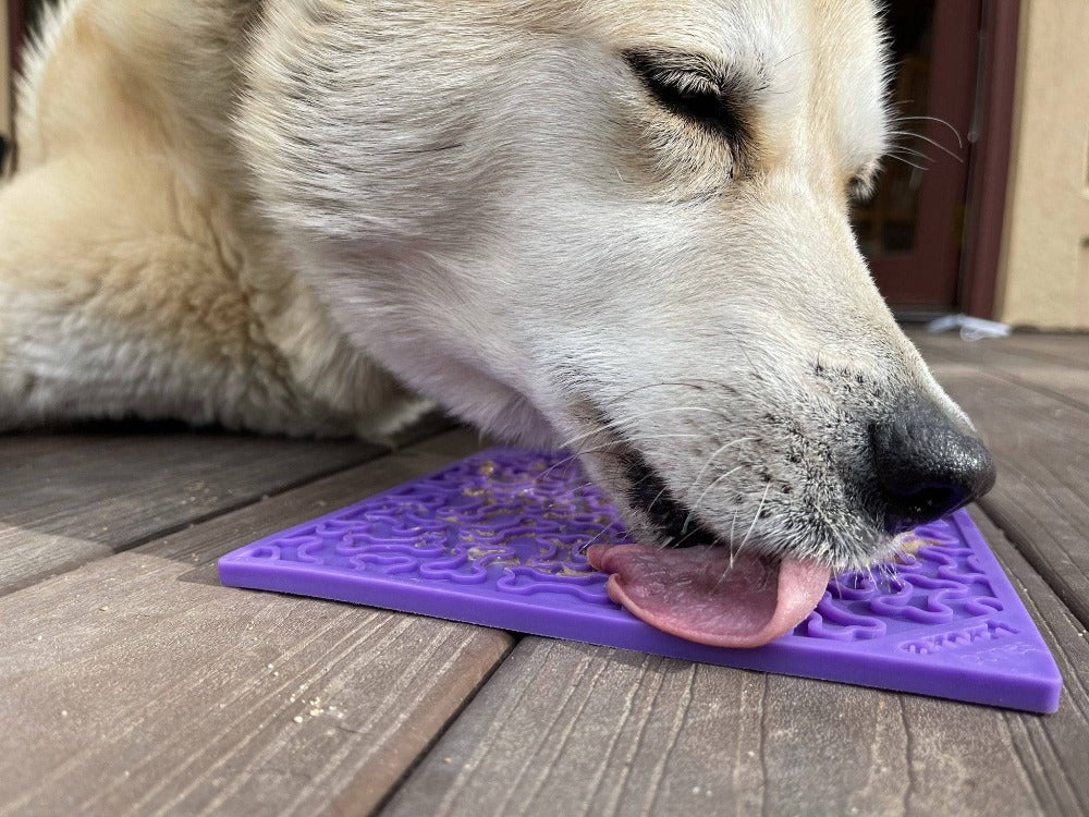SodaPup Bones Lick Mat for Dogs & Cats