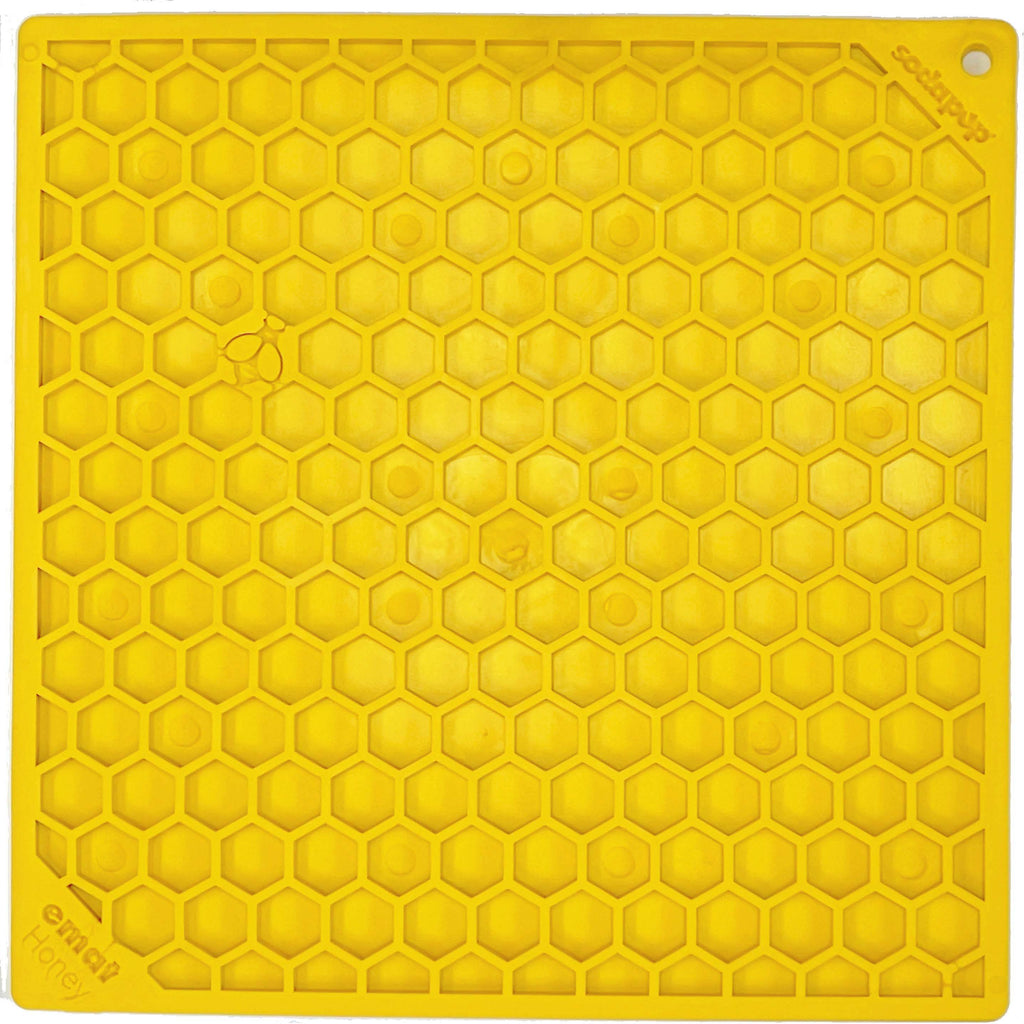 SodaPup Honeycomb Lick Mat for Dogs & Cats